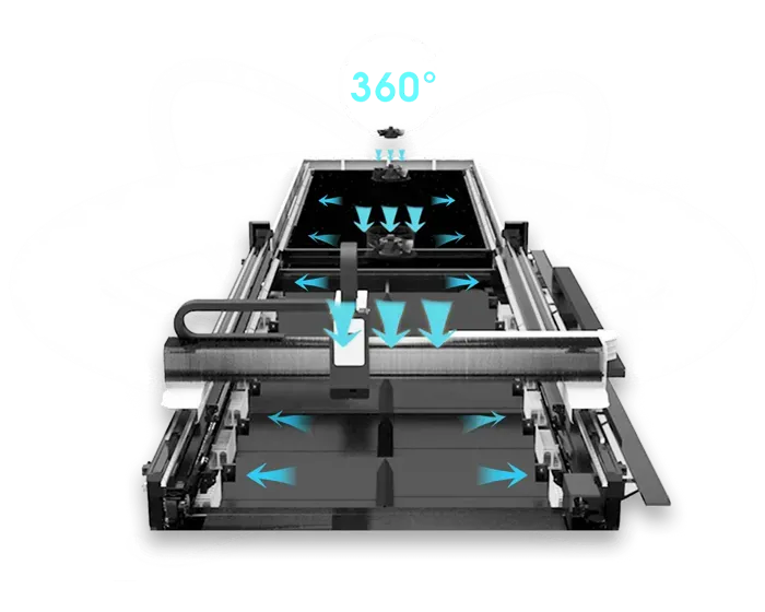 ZH-2040FB laser cutting machine